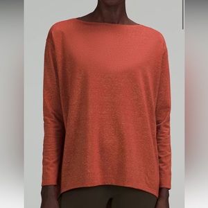 Back in Action Long Sleeve Shirt Cayenne/glitter